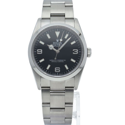 Rolex Roulette SS Watch Black Polished — view 2