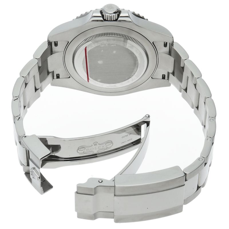 Rolex GMT Master 2 Watch Oyster Box SS Black Polished — view 5