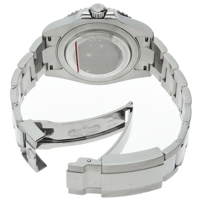 Rolex GMT Master 2 Watch Oyster Box SS Black Polished — view 5