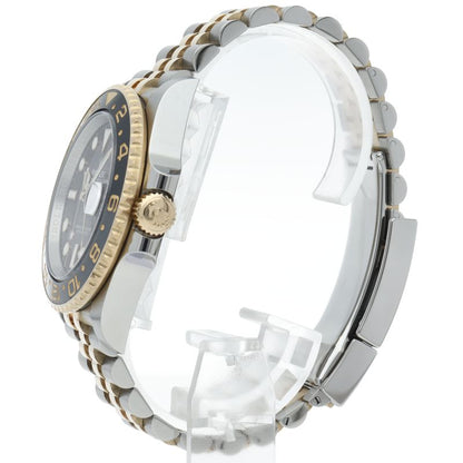Rolex GMT Master 2 Watch Box 18k Yellow Gold SS Black Finish — view 3
