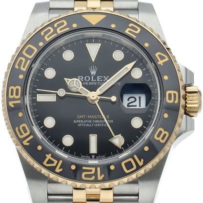 Rolex GMT Master 2 Watch Box 18k Yellow Gold SS Black Finish