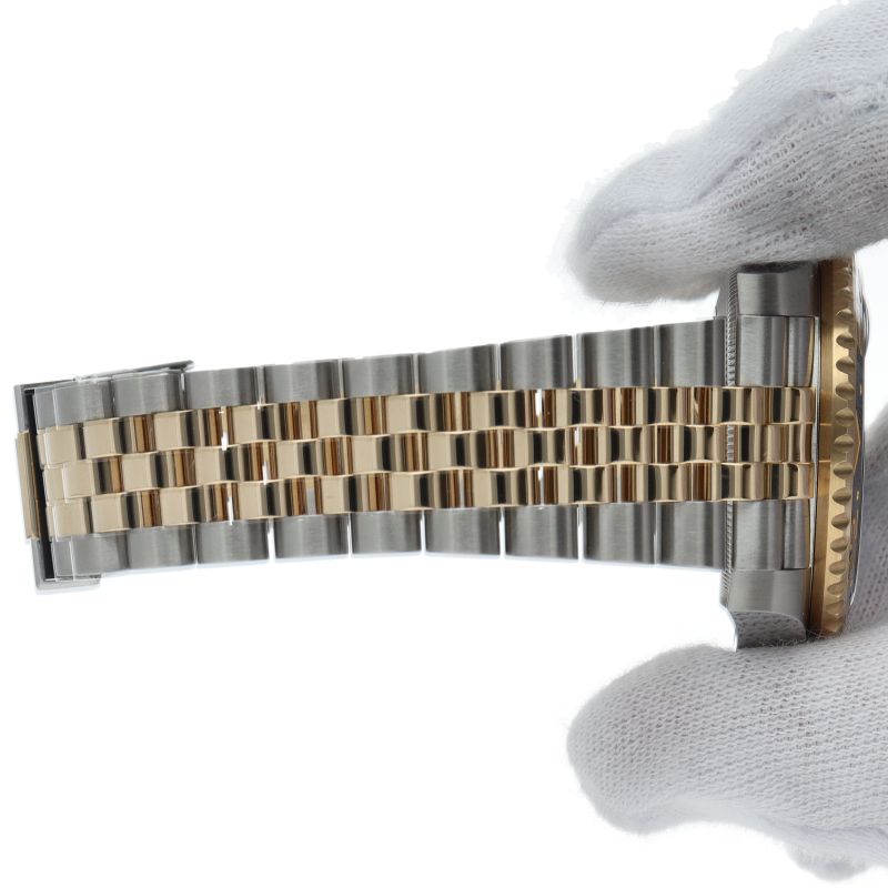 Rolex GMT Master 2 Watch Box 18k Yellow Gold SS Black Finish — view 7