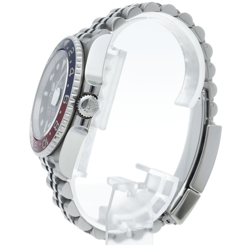Rolex GMT Master 2 Watch Box SS Black Polished — view 3