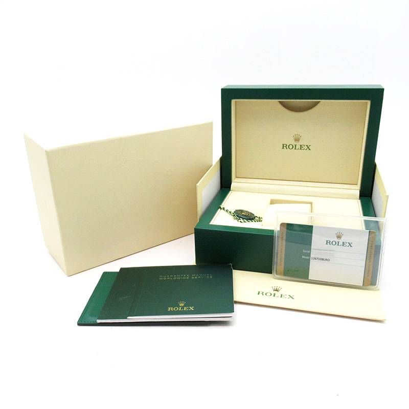 Rolex GMT Master 2 Watch Box SS Black Polished — view 6