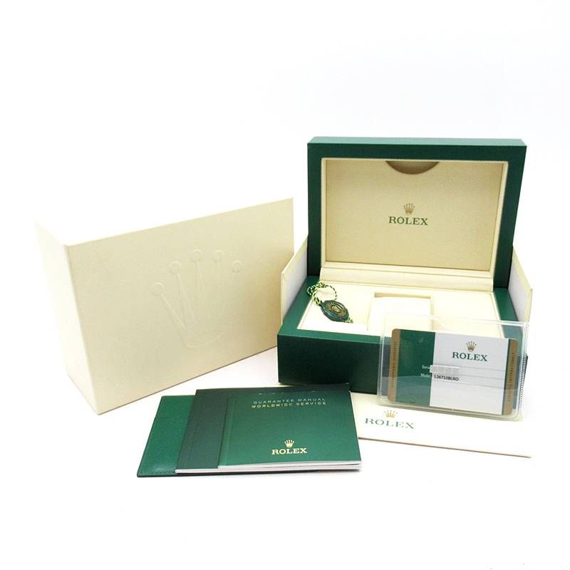 Rolex GMT Master 2 Watch Box SS Black Polished — view 6