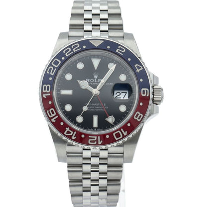 Rolex GMT Master 2 Watch Box SS Black Polished — view 2