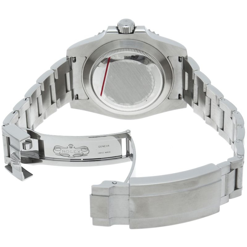 Rolex Submariner Date Watch Green Mirror Buckle SS Polished — view 5