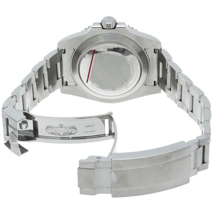 Rolex Submariner Date Watch Green Mirror Buckle SS Polished — view 5