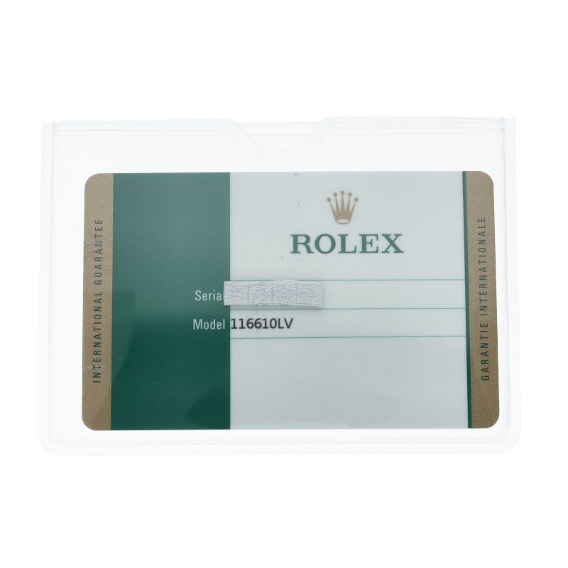 Rolex Submariner Date Watch Green Mirror Buckle SS Polished — view 6