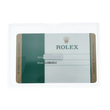 Rolex Submariner Date Watch Green Mirror Buckle SS Polished — view 6