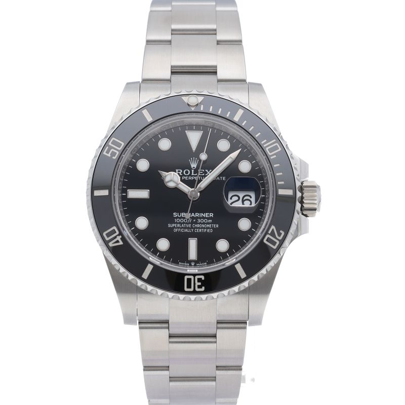 Rolex Submariner Date Watch Box SS Black Polished — view 2