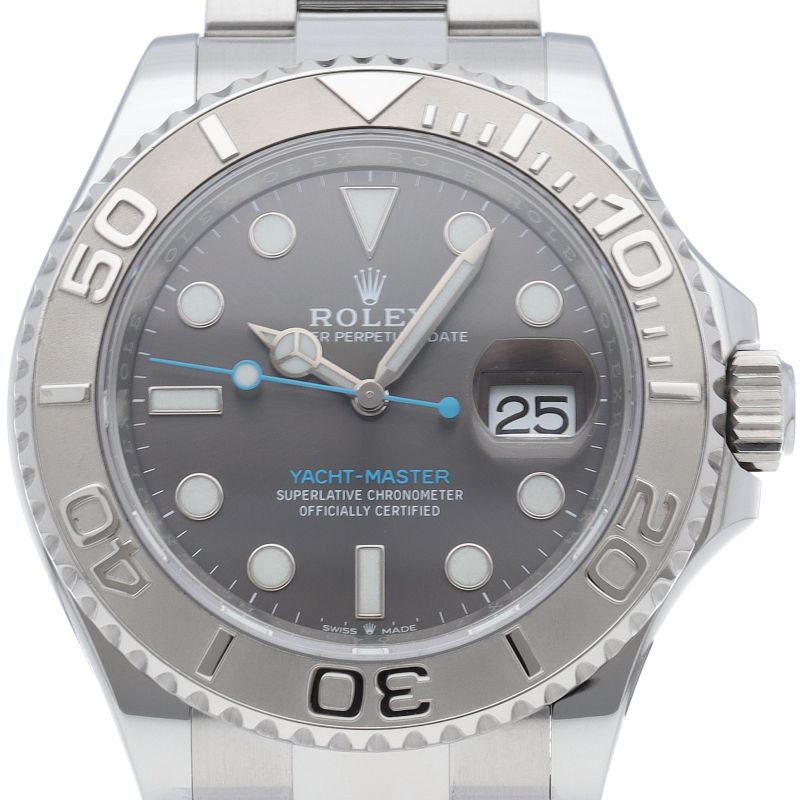 Rolex Yachtmaster Star 40 Watch Dacrodium Box PT SS Polished