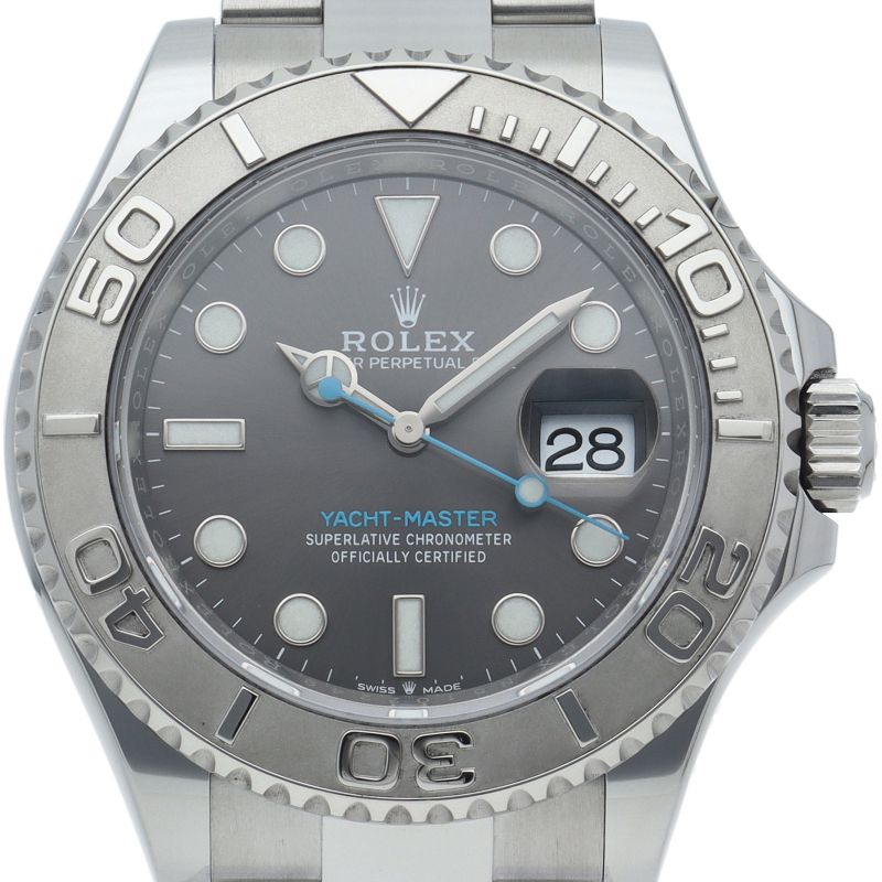 Rolex Yachtmaster Star 40 Watch Dacrodium Box PT SS Polished