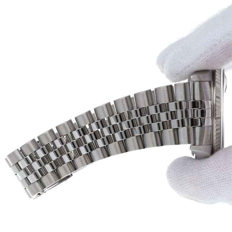 Rolex Datejust Watch Diamond 18k White Gold SS Silver Polished 19 — view 6