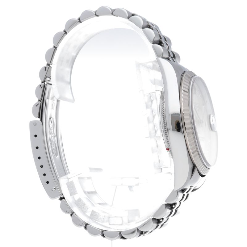 Rolex Datejust Watch Diamond 18k White Gold SS Silver Polished 19 — view 4
