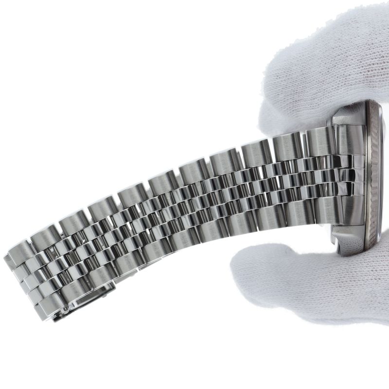 Rolex Datejust Watch Box International Service 18k White Gold SS Silver Polished — view 7