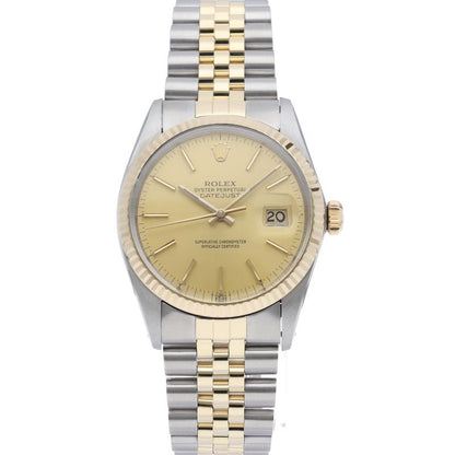 Rolex Datejust Watch Antique 18k Yellow Gold SS Chien Pankara Polished — view 2