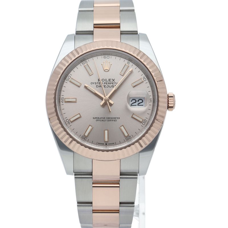 Rolex Datejust 41 Watch Oyster Box SS Sundust Polished — view 2