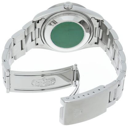 Rolex Oyster Perpetual Date Box SS Watch Black Polished — view 5