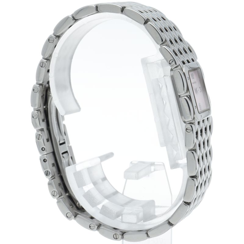 Cartier Ribbon Watch Shell SS Pink Polished — view 4