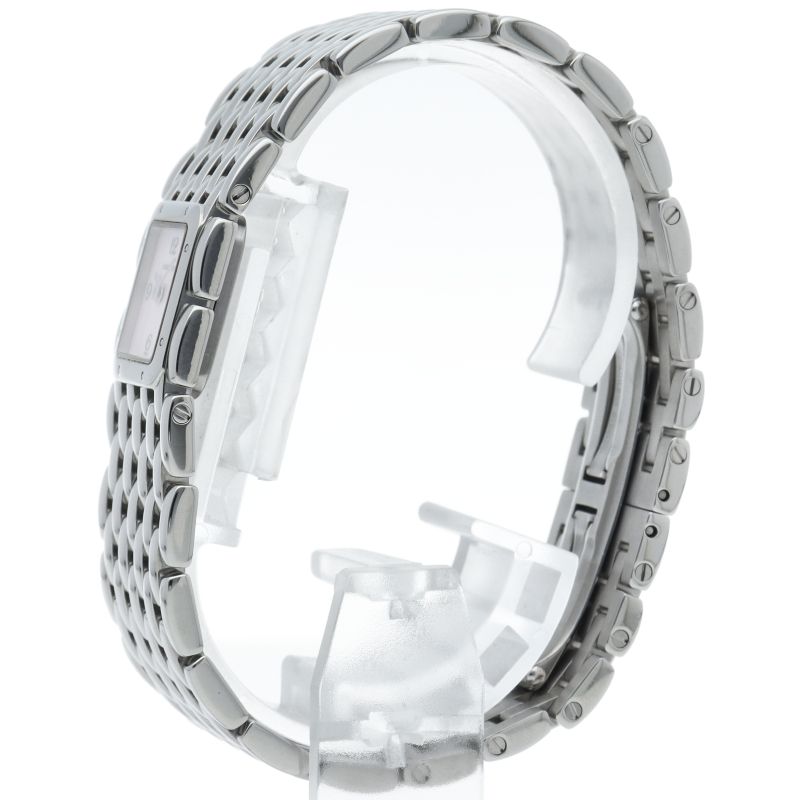 Cartier Ribbon Watch Shell SS Pink Polished — view 3