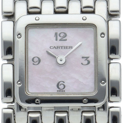 Cartier Ribbon Watch Shell SS Pink Polished