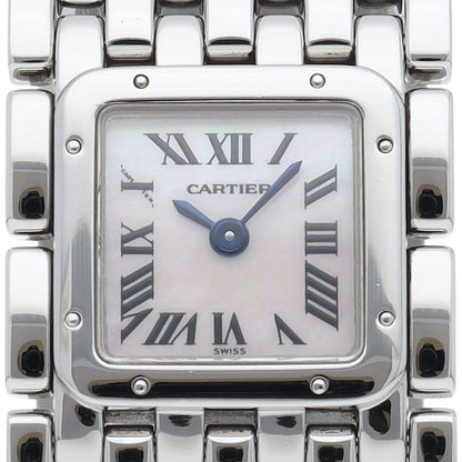 Cartier Ribbon Watch Shell SS White Polished