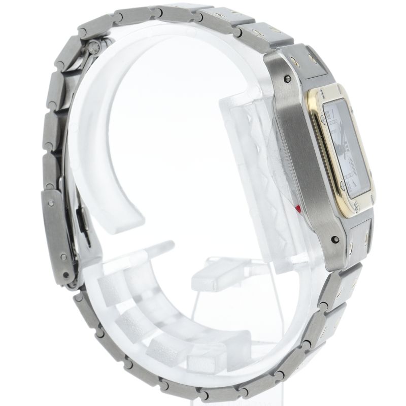 Cartier Santos Galbe SM Watch Auto Depth SS White Polished — view 4