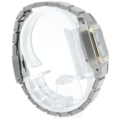 Cartier Santos Galbe SM Watch Auto Depth SS White Polished — view 4