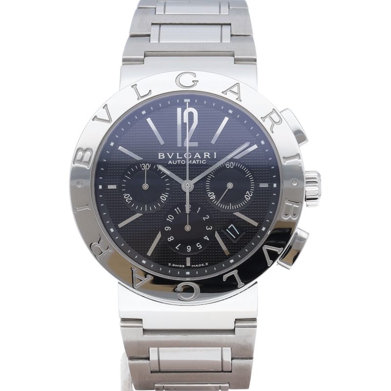 Bvlgari Watch 42 mm Chronograph Box SS — view 2