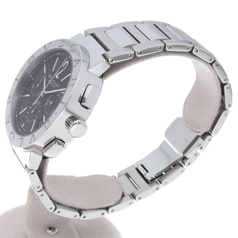 Bvlgari Watch 42 mm Chronograph Box SS — view 3