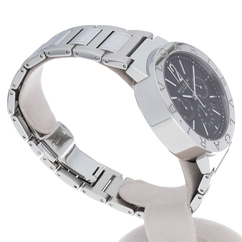 Bvlgari Watch 42 mm Chronograph Box SS — view 4