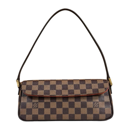 Louis Vuitton Recoleta Damier Handbag Canvas Brown