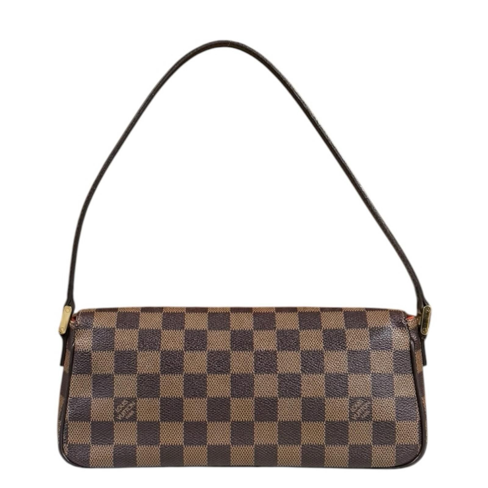 Louis Vuitton Recoleta Damier Handbag Canvas Brown — view 3