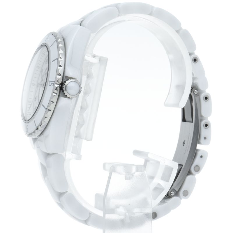 Chanel Watch 33 mm Diamond Box Ceramic White Polished — view 3