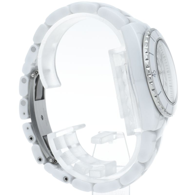 Chanel Watch 33 mm Diamond Box Ceramic White Polished — view 4