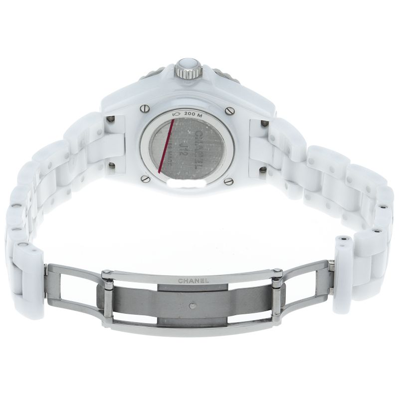 Chanel Watch 33 mm Diamond Box Ceramic White Polished — view 5