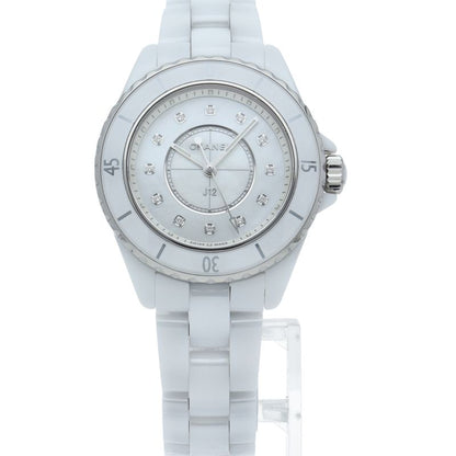 Chanel Watch 33 mm Diamond Box Ceramic White Polished — view 2
