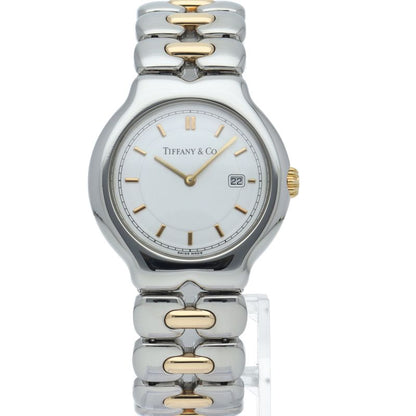 Tiffany & Co Tissolo Watch 18k Yellow Gold SS White Polished — view 2