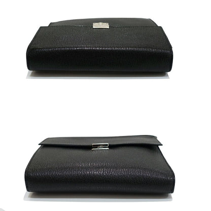 Hermes Click 16 Shoulder Bag Chevre Black Silver — view 3