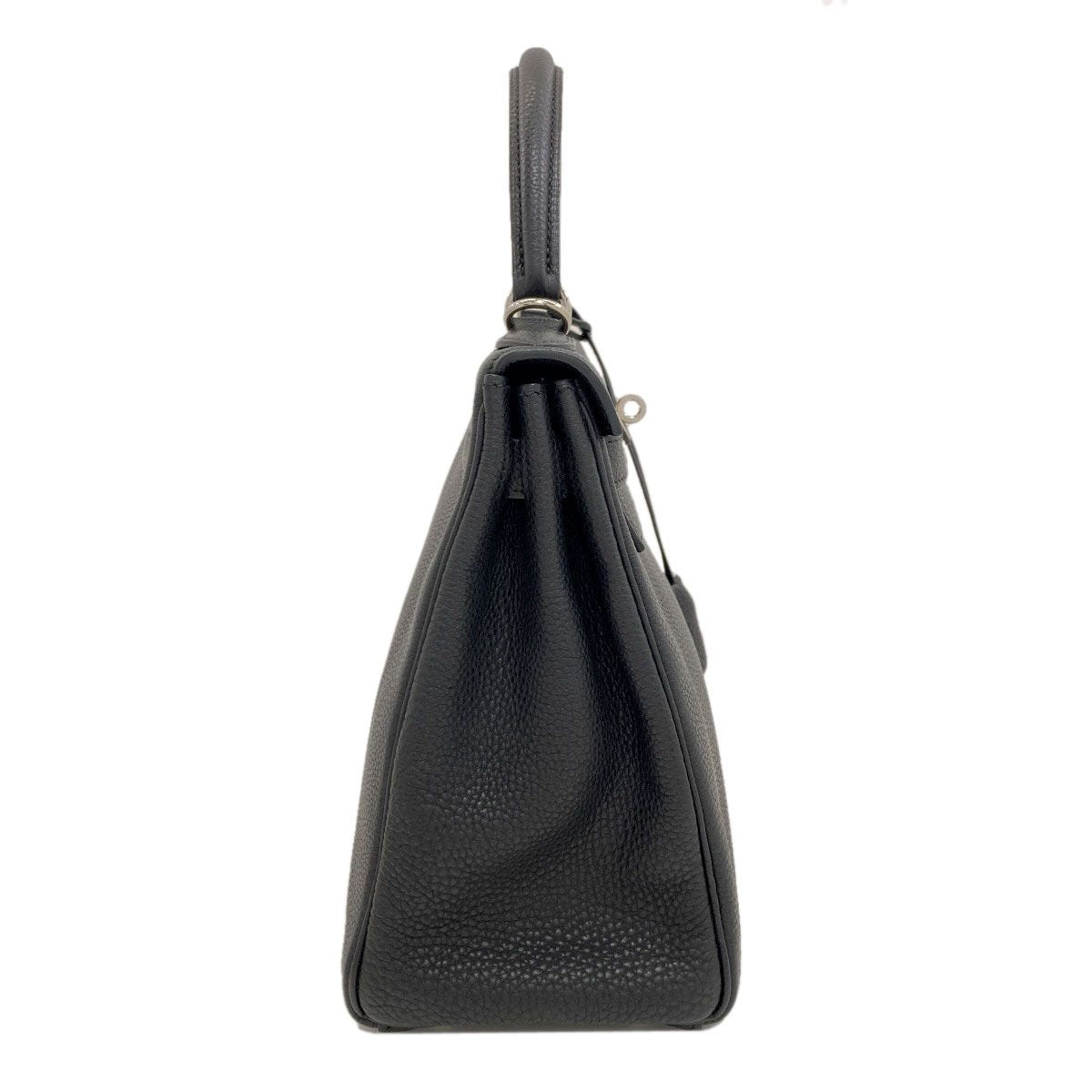 Hermes Kelly 28 Retourne Silver Handbag Taurillon — view 3