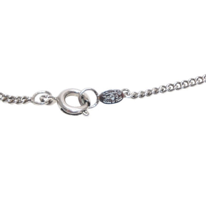Chanel Necklace CC Logo Ivory 02c Silver — view 6