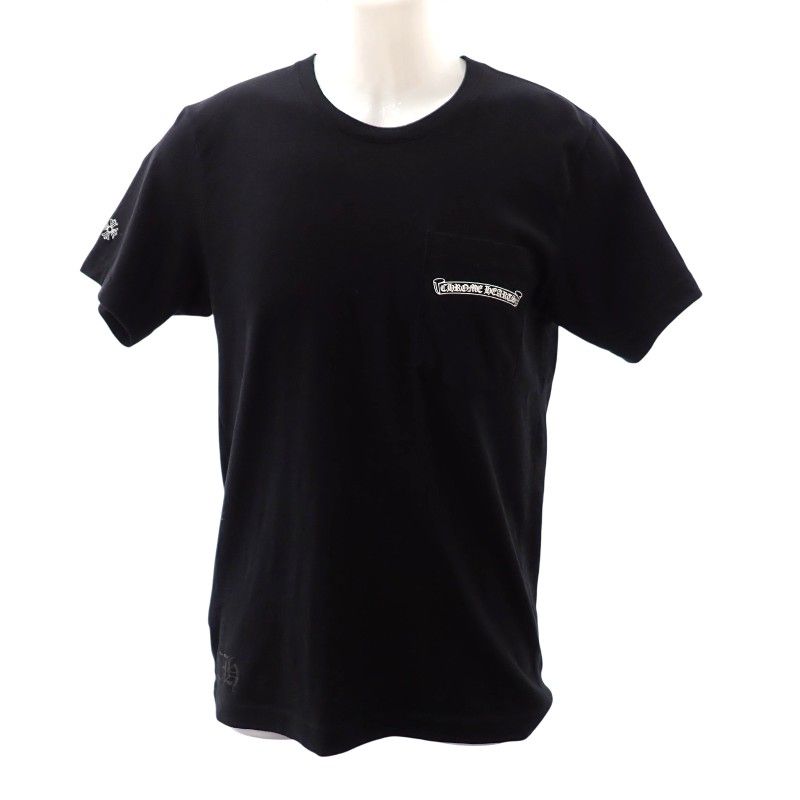 Chrome Hearts Multi Cross Cemetery Top S 983 Short Sleeve T-Shirt Cotton Black