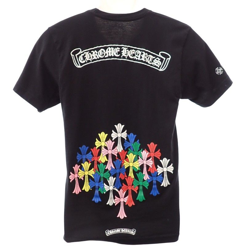 Chrome Hearts Multi Cross Cemetery Top S 983 Short Sleeve T-Shirt Cotton Black — view 2