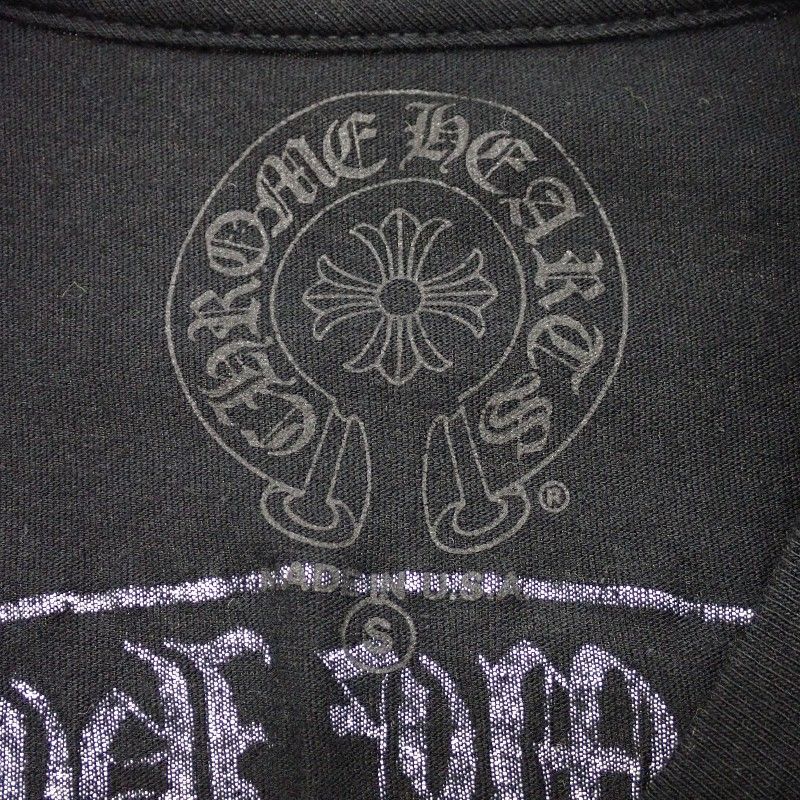 Chrome Hearts Multi Cross Cemetery Top S 983 Short Sleeve T-Shirt Cotton Black — view 8