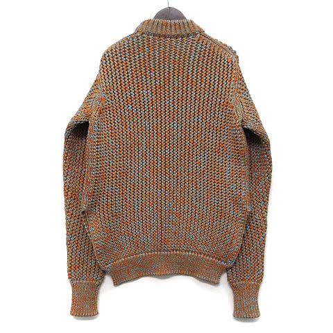 Celine Phoebe Philo Era Chunky Knit Sweater Long Sleeve Side Slit Beige XS — view 2
