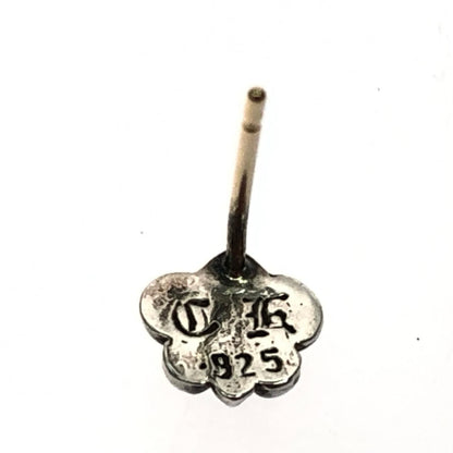 Chrome Hearts CO BS Flr BS Stud Earrings Silver — view 4