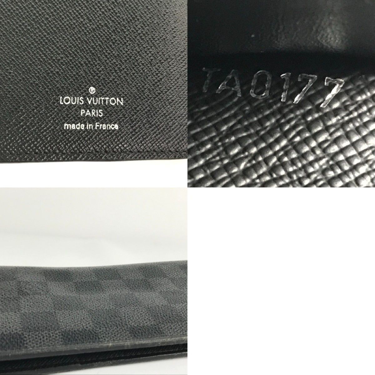 Louis Vuitton Wallet Damier Graphite Portefeuille Plaza Black Box Cloth — view 8