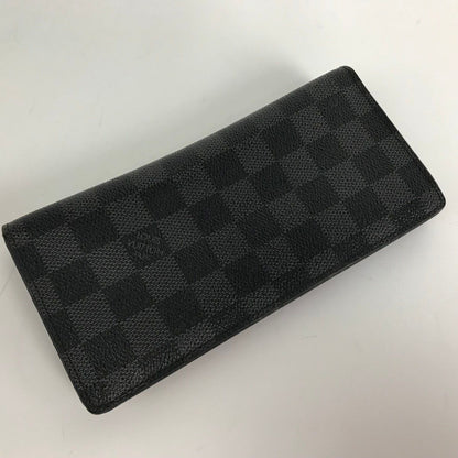 Louis Vuitton Wallet Damier Graphite Portefeuille Plaza Black Box Cloth — view 2