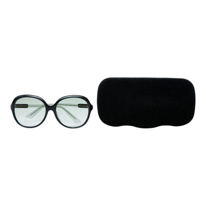 Gucci Interlocking Sunglasses Black Green Acetate 1- Eyewear — view 7